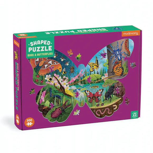 300 Pcs Shaped Puzzle/Bugs & Butterflies
