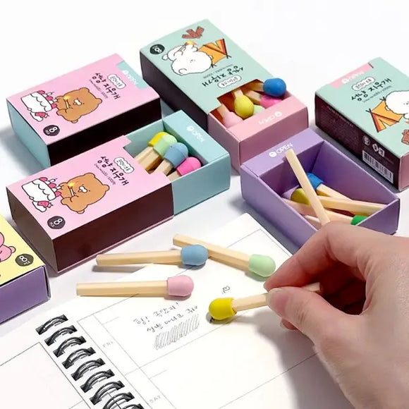 Boite de gommes allumettes