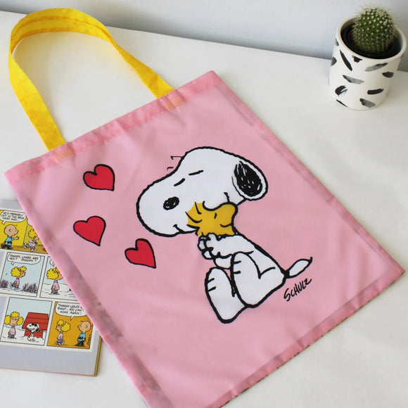Sac shopping rose Snoopy