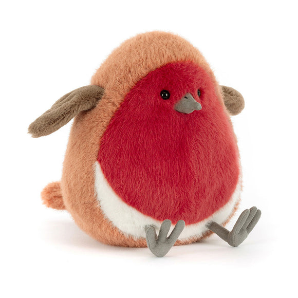 Peluche Rouge-Gorge - Plum Robin