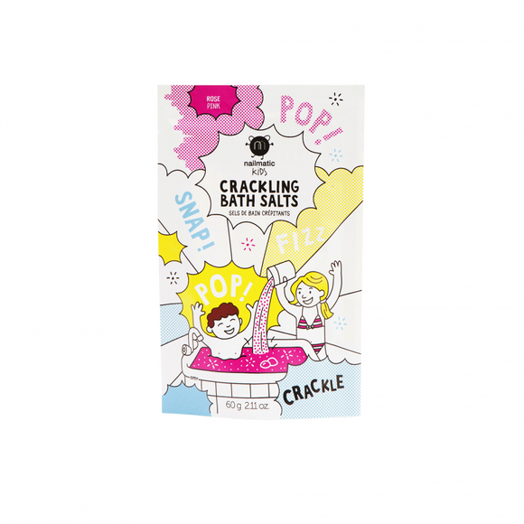 Sel de bain crépitant rose