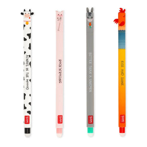 Set de 4 stylos à encre gel effacable