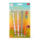 Set de 4 stylos à encre gel effacable