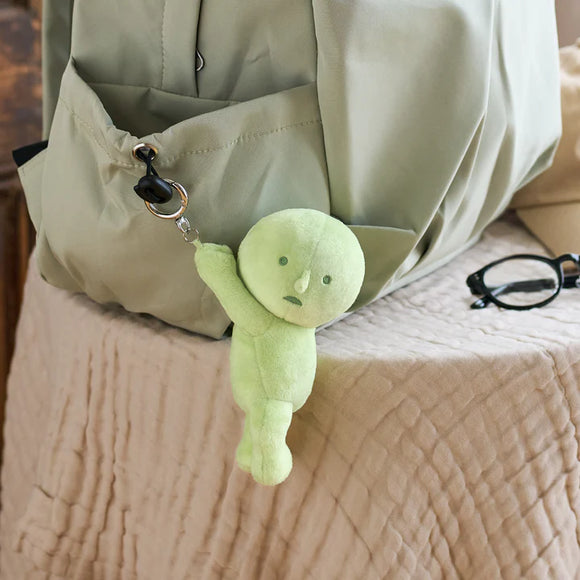 Smiski Plush Keychain - Hanging On