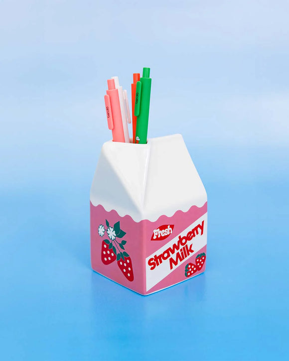Vase Strawberry Milk