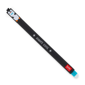 Stylo à encre gel effaçable - Pingouin