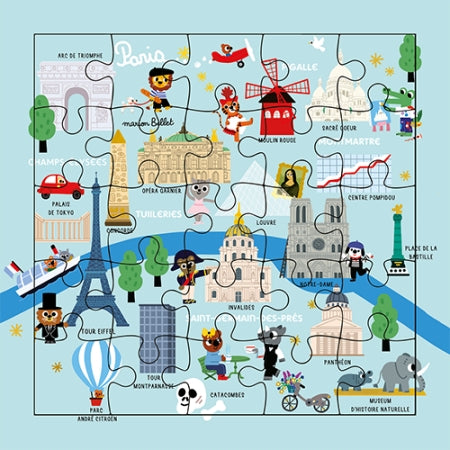 Carte puzzle Mon Petit Paris