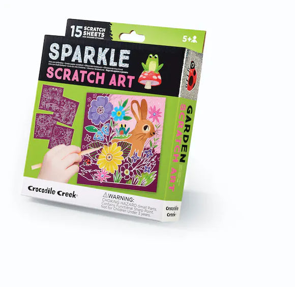 Sparkle Scratch Art/Garden